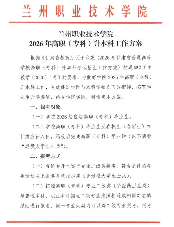 甘肃专升本考试网