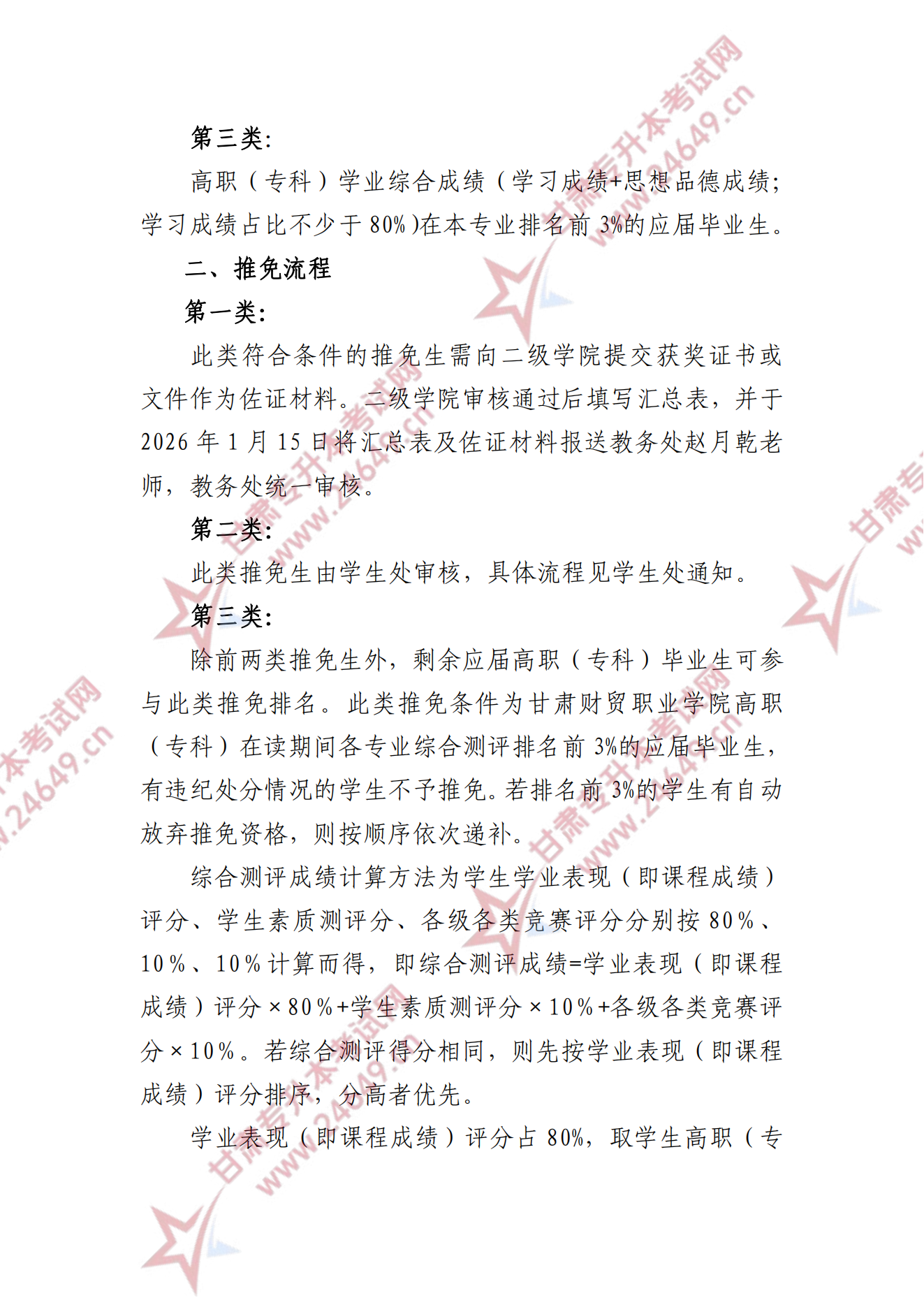 甘肃专升本考试网