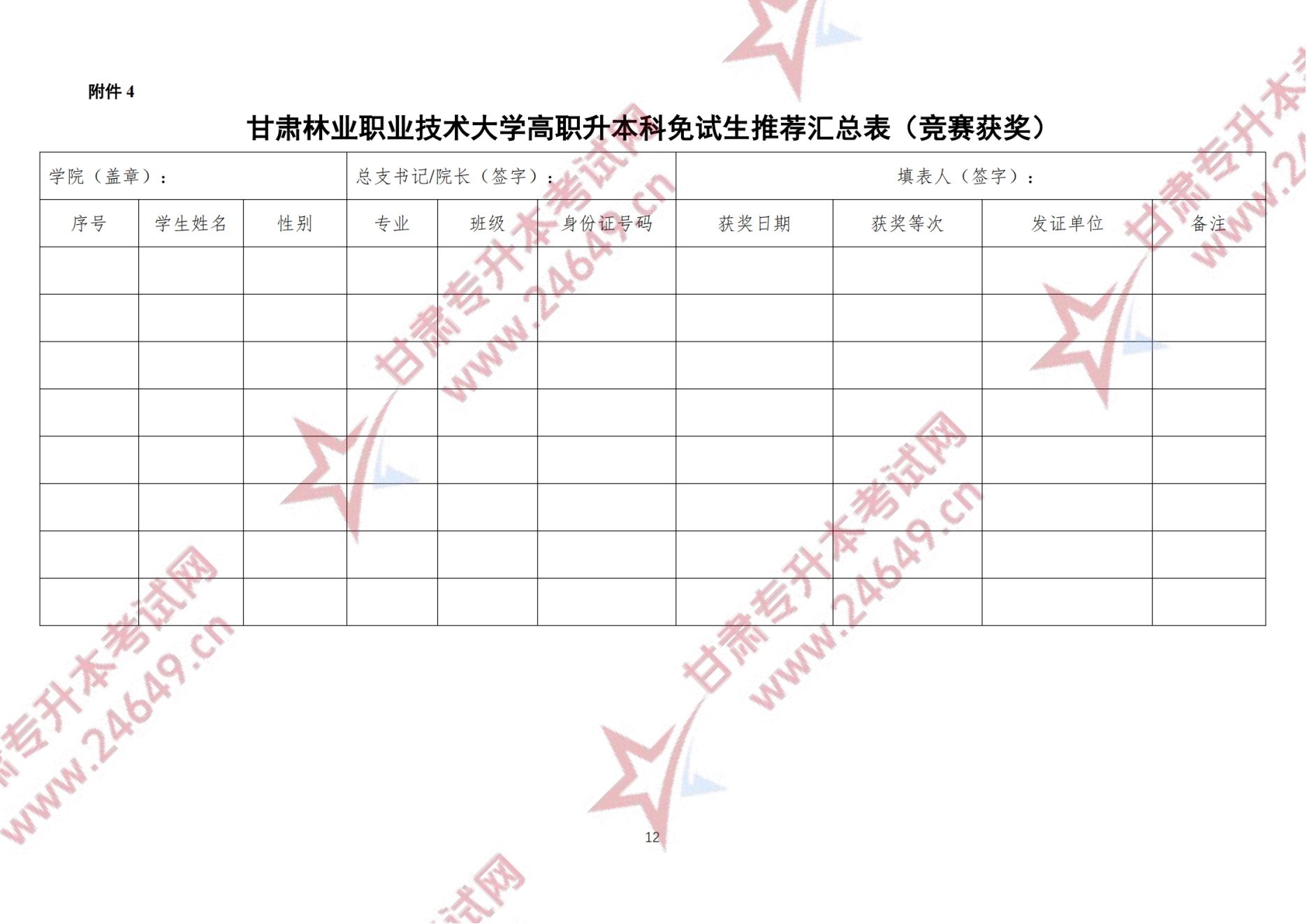甘肃专升本考试网