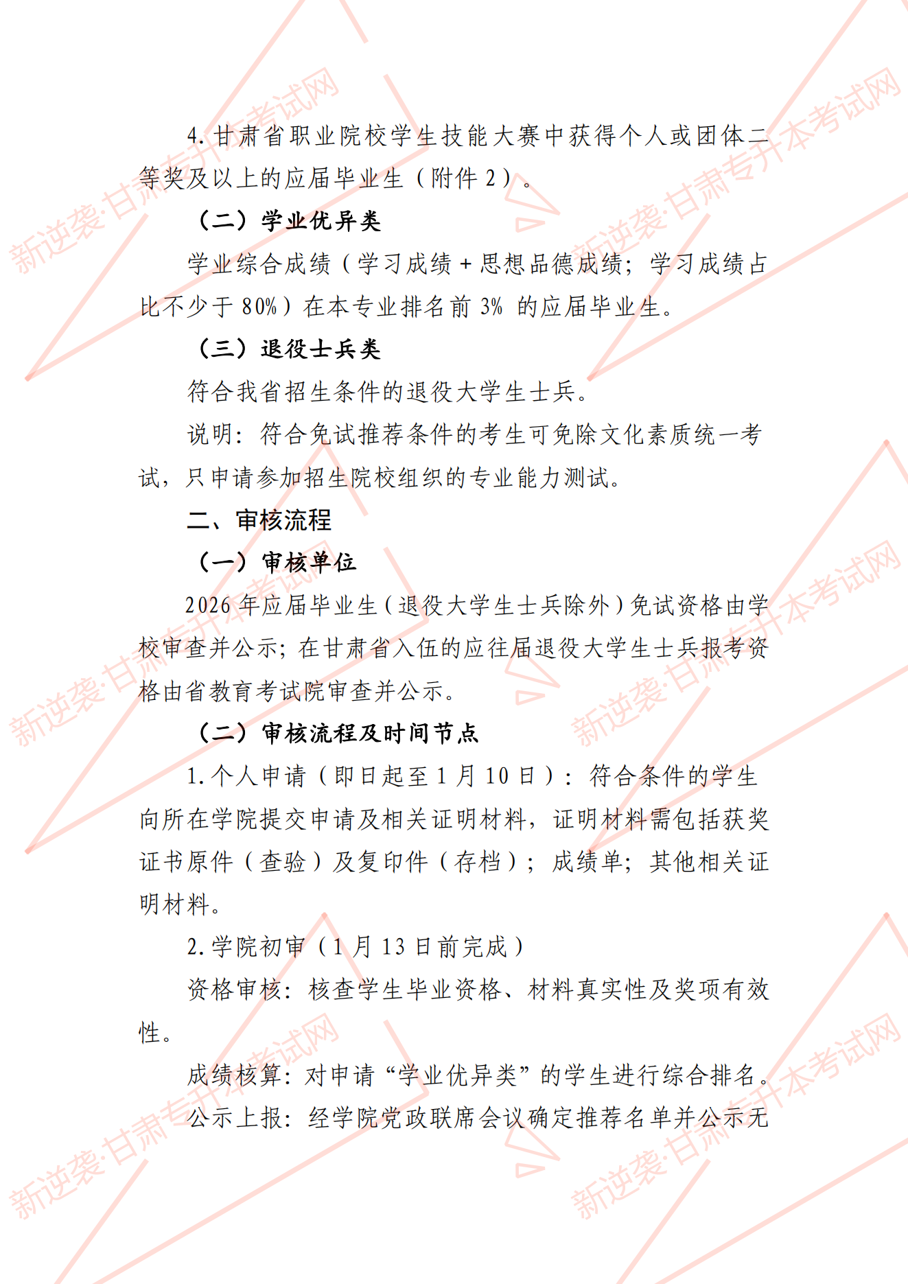 甘肃专升本考试网
